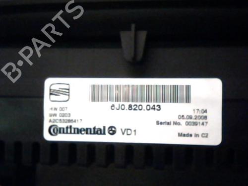 Climate control SEAT IBIZA IV (6J5, 6P1) 1.9 TDI | BP21303698I5 