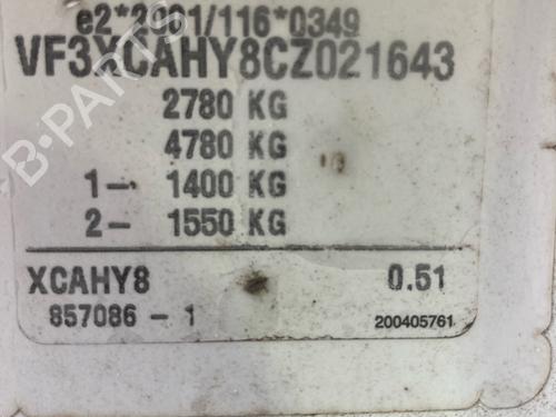 Left headlight PEUGEOT EXPERT Tepee (VF3X_) 2.0 HDi 100 | BP36652688C28 - Image 10