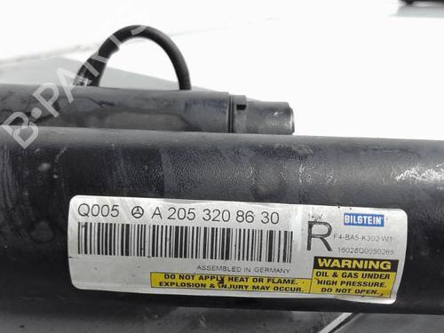 Used Right rear shock absorber Right rear shock absorber MERCEDES-BENZ C-CLASS (W205) C 350 e (205.047) (211 hp) 21316390 21316390