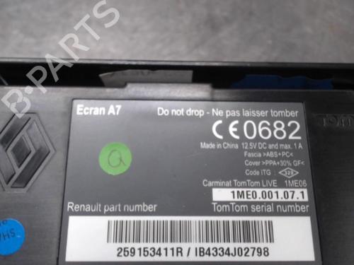 Used Display monitor RENAULT MEGANE III Hatchback (BZ0/1_, B3_) 1.5 dCi (BZ1G, BZ1W, BZ0R) (95 hp) 21301371