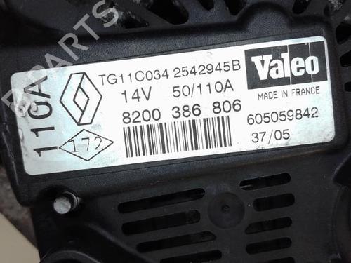 Generator RENAULT MEGANE II (BM0/1_, CM0/1_) 1.5 dCi (BM1F, CM1F) (86 hp) 21302404