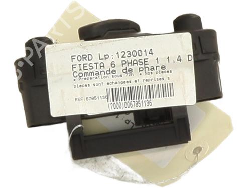 Used Headlight switch Headlight switch FORD FIESTA VI (CB1, CCN) 1.4 TDCi (68 hp) 21369922 21369922