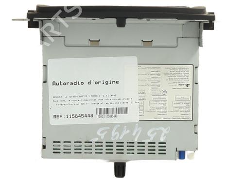 Radio RENAULT MASTER III Van (FV) 2.3 dCi 145 FWD (FV0E, FV0F, FV0H, FV02, FV0M, FV0S,... | BP30492009E6 