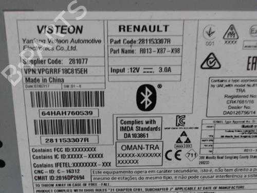 Used Radio RENAULT CLIO IV (BH_) 1.2 16V (73 hp) 21305922