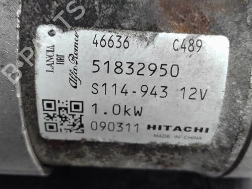 Used Starter FIAT 500 (312_) 1.4 (312AXC1B, 312CXC1B) (100 hp) 21308558