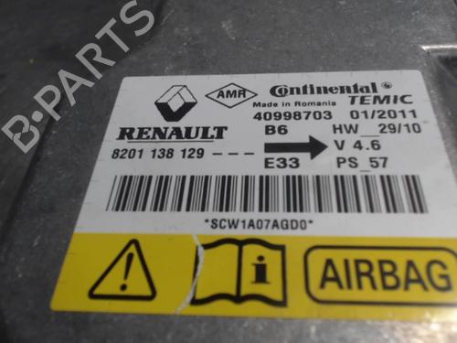 Used ECU airbags RENAULT WIND (E4M_) 1.2 (E4MF) (101 hp) 30776543