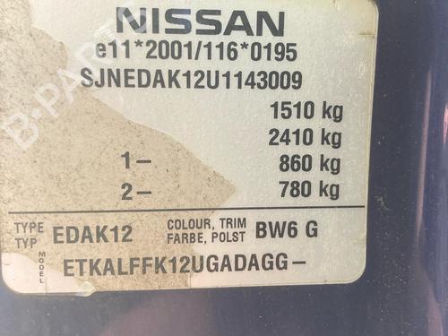 Used Parts NISSAN MICRA III (K12) 1.5 dCi 4758606