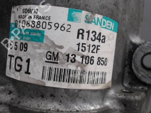 Used AC compressor AC compressor OPEL AGILA B (H08) 1.3 CDTI (F68) (75 hp) 21319185 21319185