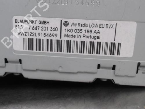 Used Radio VW SCIROCCO III (137, 138) 2.0 TDI (140 hp) 21307401