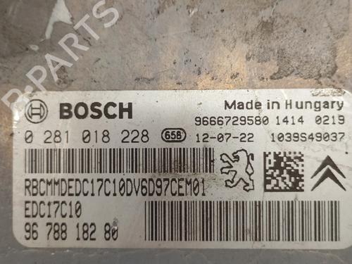 Used Engine control unit (ECU) CITROËN BERLINGO Box Body/MPV (B9) 1.6 HDi / BlueHDi 75 (75 hp) 21306443