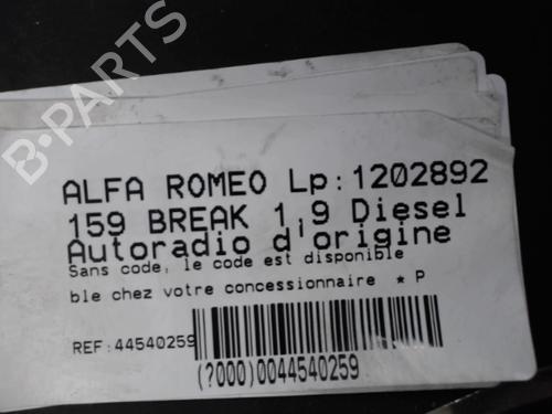 Radio ALFA ROMEO 159 Sportwagon (939_) 1.9 JTDM 16V (939BXC1B, 939BXC12) | BP21294007E6 