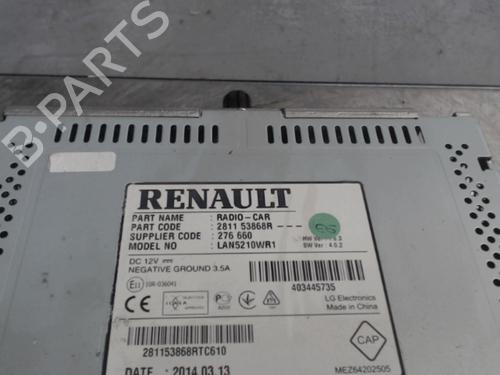 Radio RENAULT CLIO IV (BH_) 1.5 dCi 90 | BP21297729E6 