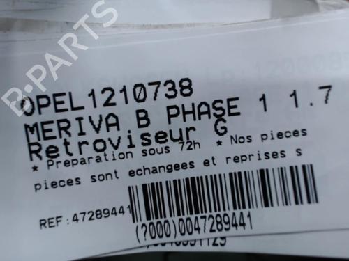 Used Left mirror OPEL MERIVA B MPV (S10) 1.7 CDTI (75) (100 hp) 21302100