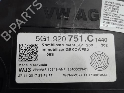 Instrument cluster VW GOLF VII (5G1, BQ1, BE1, BE2) 2.0 TDI 4motion | BP21304659C47 