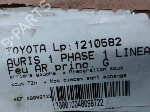 Used Left taillight TOYOTA AURIS (_E15_) 2.0 D-4D (ADE150_, ADE150R) (126 hp) 21296898