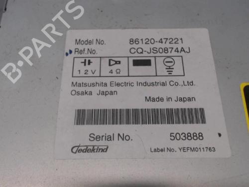 Radio TOYOTA PRIUS Liftback (_W2_) 1.5 Hybrid (NHW20_, NHW20R) | BP21301439E6 