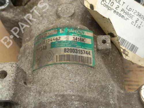 Used AC compressor AC compressor RENAULT CLIO II (BB_, CB_) 1.4 16V (B/CB0P, BB13) (98 hp) 21323667 21323667