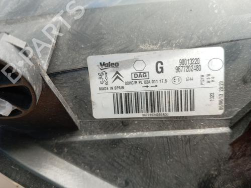 Left headlight PEUGEOT PARTNER Box Body/MPV 1.6 HDi | BP32709357C28 - Image 4