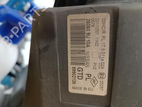 Used Left headlight Left headlight NISSAN NOTE (E11, NE11) 1.5 dCi (86 hp) 27161997 27161997