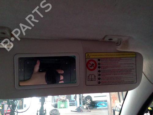 Used Right sun visor FIAT 500 (312_) 1.3 D Multijet (312AXB1A) (75 hp) 22129191