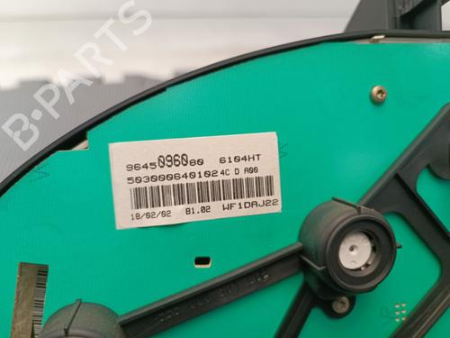 Instrument cluster PEUGEOT 206 Hatchback (2A/C) 1.9 D | BP21325716C47 