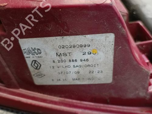 Right taillight RENAULT CLIO III (BR0/1, CR0/1) 1.2 16V (BR02, BR0J, BR11, CR02, CR0J, CR11) | BP21324750C35 