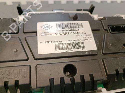 Instrument cluster RENAULT CLIO IV (BH_) 1.5 dCi 75 | BP21322479C47 