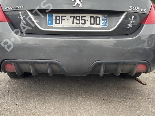 Used Rear bumper PEUGEOT 308 CC (4B_) 1.6 HDi (112 hp) 27527712