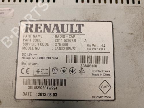 Used Display monitor Display monitor RENAULT CLIO IV (BH_) 0.9 TCe 90 (BHNF, BHMA, BHMH, BHJK, BHJR) (90 hp) 21326783 21326783