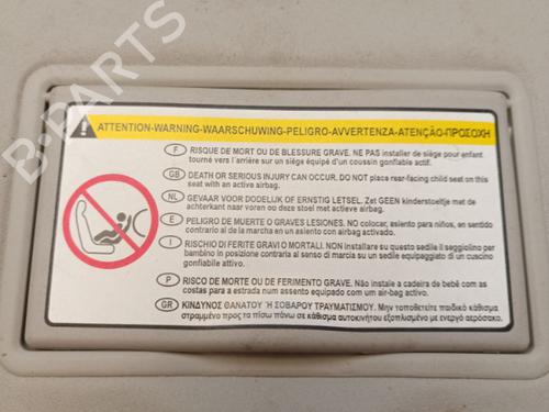 Right sun visor PEUGEOT 308 I (4A_, 4C_) 1.6 HDi | BP22131222I2 