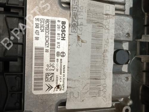 Engine control unit (ECU) PEUGEOT 207 SW (WK_) 1.6 HDi | BP24614266M57 - Image 2