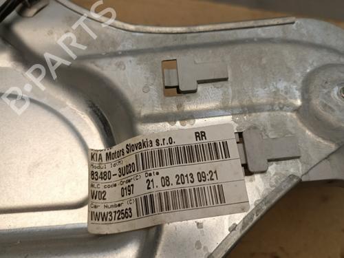 Front right window mechanism KIA SPORTAGE III (SL) 1.7 CRDi | BP26740012C23 