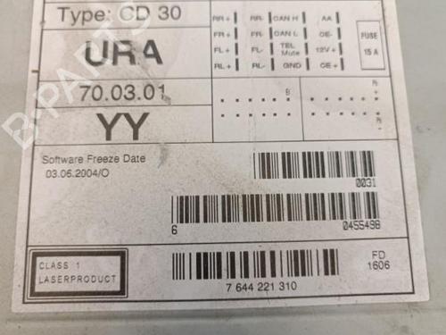 Radio OPEL ZAFIRA / ZAFIRA FAMILY B (A05) 1.9 CDTI (M75) | BP21324034E6 