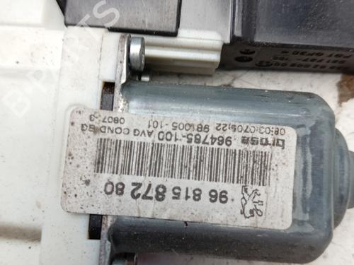 Left front window motor PEUGEOT 307 (3A/C) 1.6 HDi | BP29407810E21 