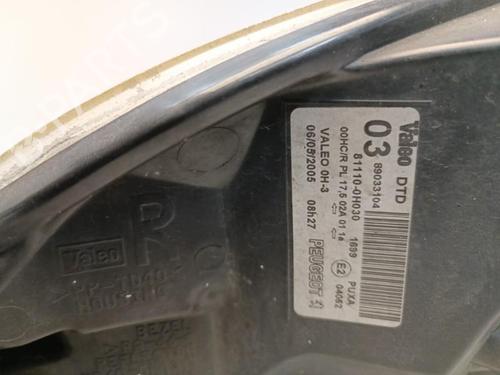 Used Right headlight PEUGEOT 107 (PM_, PN_) 1.0 (68 hp) 21325931