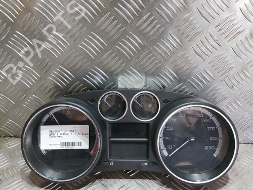Used Instrument cluster PEUGEOT 308 I (4A_, 4C_) 1.6 HDi (90 hp) 21505741