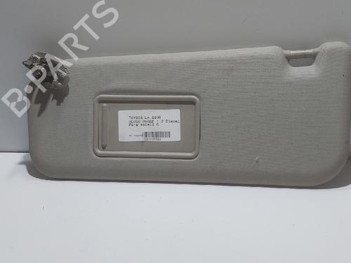 Left sun visor TOYOTA VERSO (_R2_) 2.0 D-4D (AUR20_, AUR20R) | BP31333702I1 - Image 2