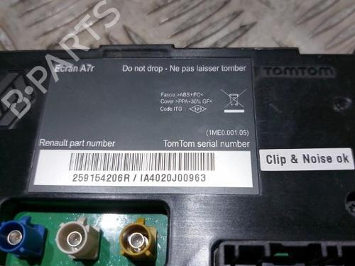 Used Display monitor Display monitor RENAULT LAGUNA III (BT0/1) 1.5 dCi (BT00, BT0A, BT0T, BT1J) (110 hp) 21512387 21512387