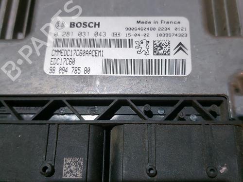 Engine control unit (ECU) CITROËN C3 II (SC_) 1.6 BlueHDi 100 | BP21596085M57 
