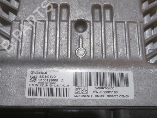 Used Engine control unit (ECU) PEUGEOT 3008 I MPV (0U_) 1.6 HDi (114 hp) 24469197