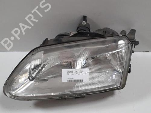 Used Left headlight RENAULT ESPACE III (JE0_) 2.2 dCi (JE0K) (130 hp) 28797774