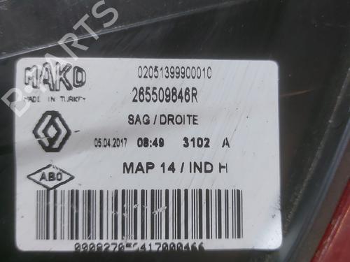 Right taillight RENAULT CLIO IV (BH_) 1.5 dCi 90 | BP27493181C35 