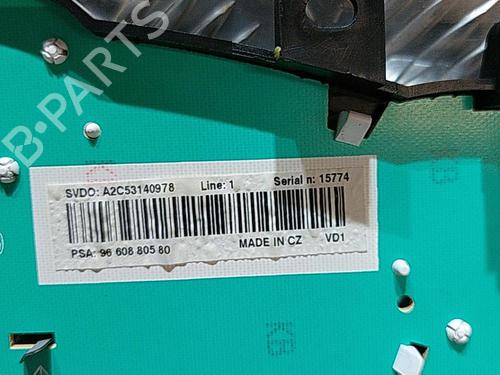 Instrument cluster PEUGEOT 207 (WA_, WC_) 1.6 HDi | BP21512945C47 
