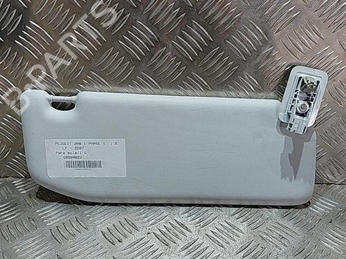 Venstre solskærm PEUGEOT 208 I (CA_, CC_) 1.6 HDi (92 hp) 21514599