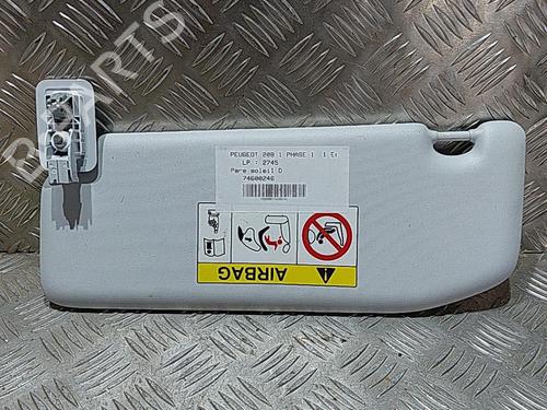 Used Right sun visor Right sun visor PEUGEOT 208 I (CA_, CC_) 1.0 VTi (68 hp) 21509159 21509159
