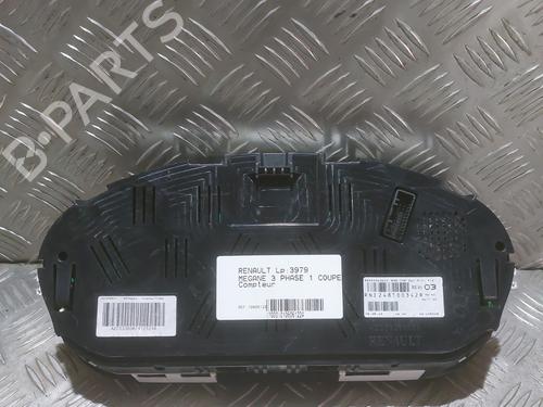 Used Instrument cluster Instrument cluster RENAULT MEGANE III Coupe (DZ0/1_) 1.9 dCi (DZ0N, DZ0J, DZ1J, DZ1K) (131 hp) 25892869 25892869