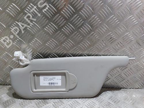 Used Left sun visor Left sun visor RENAULT CLIO III (BR0/1, CR0/1) 1.5 dCi (C/BR0G, C/BR1G) (68 hp) 21505090 21505090