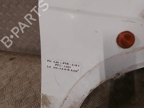 Right front fenders CITROËN C15 Box Body/MPV (VD_) 1.8 D | BP21558115C42 