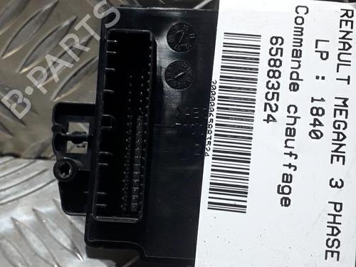 AC Styreenhet / Manøvreringsenhet RENAULT MEGANE III Hatchback (BZ0/1_, B3_) 1.5 dCi (BZ09, BZ0D, BZ1W, BZ29, BZ14) (110 hp) 21506689