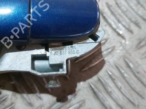Rear left exterior door handle SKODA FABIA II (542) 1.4 TDI | BP21513601C130 